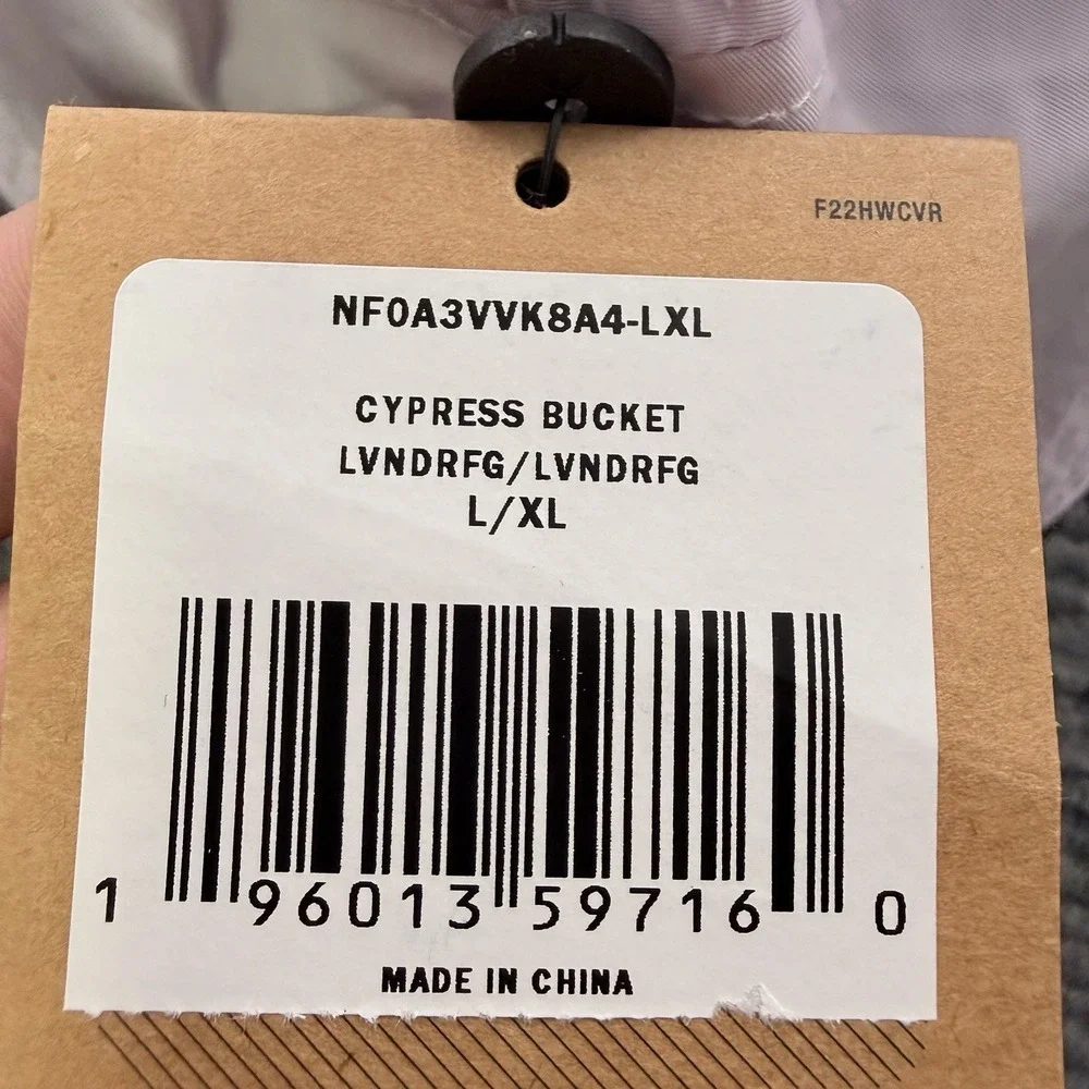 The North‎ Face Cypress Nylon Bucket Hat Unisex Sz L/XL Pale Pink FlashDry NWT
